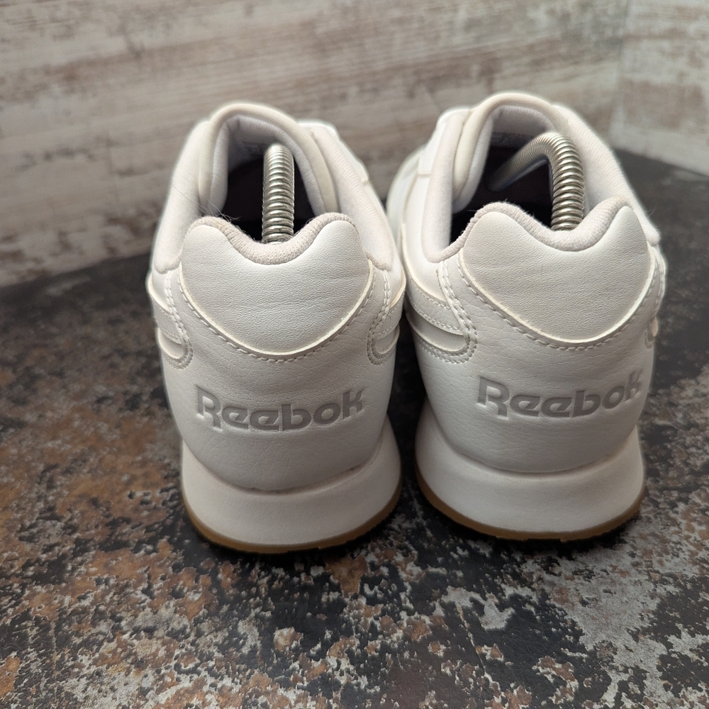 Mens Reebok Classic Athletic Shoes Sz 9 Used VGC White Leather CM9203 - Picture 6 of 9